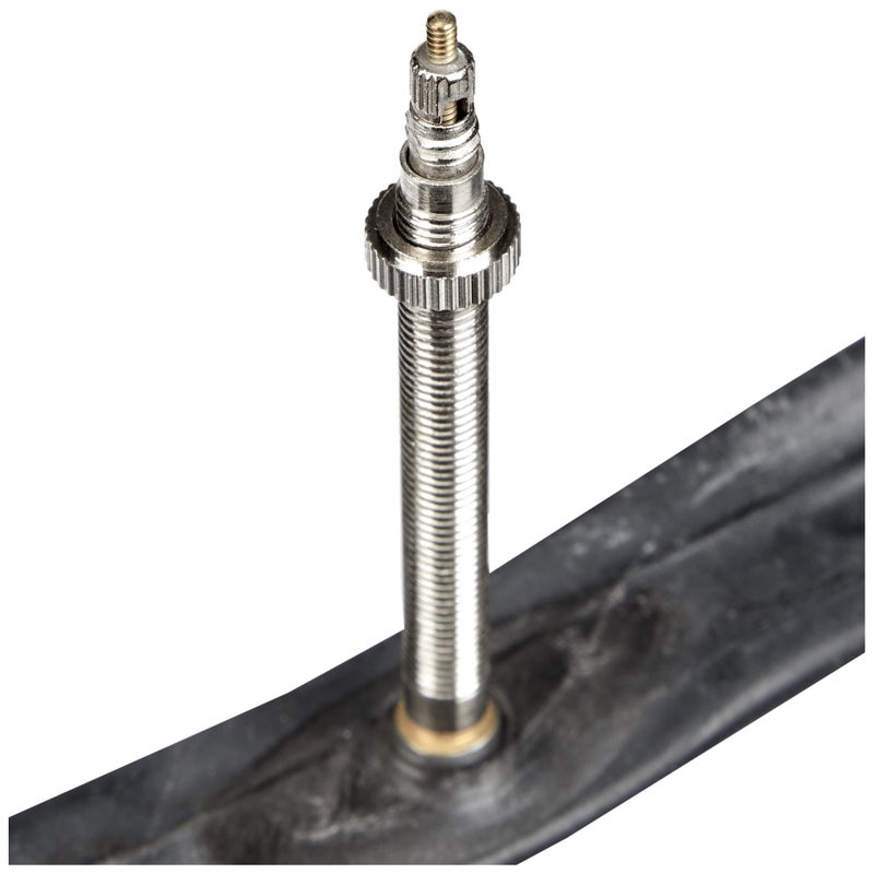 شوالبي Schwalbe SV15 SV 15 أنبوب دراجة 60 مم 700 × 18-28 C B067 عبوة طويلة جدًا مكونة من قطعتين، أسود - Image 4